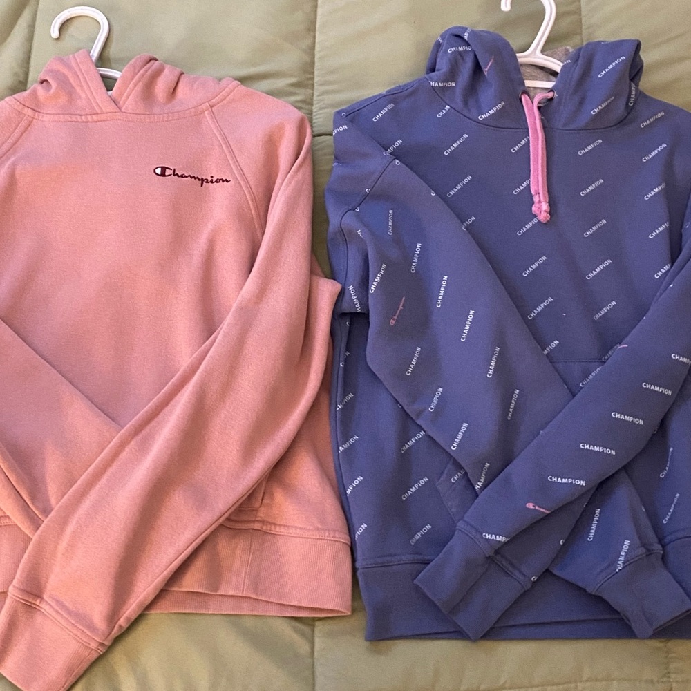 Champion Hoodies Pink and Blue 💗💙